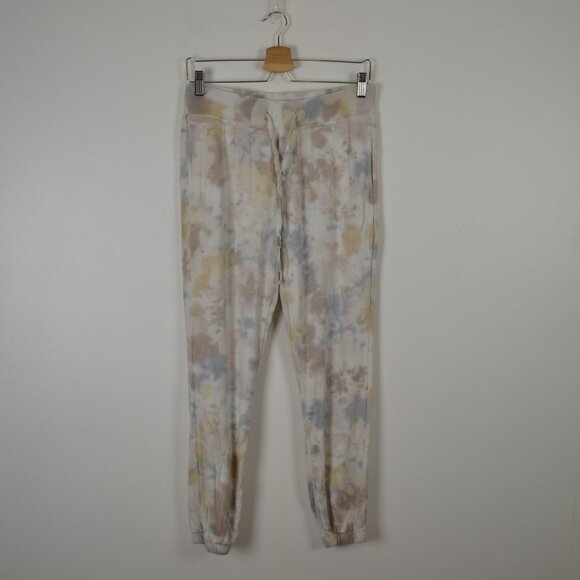 Young Fabulous & Broke Tie Dye Jogger Pants Womens L Drawstring Waist 3 Pockets - Picture 1 of 8